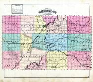 County Outline, Greene County 1879